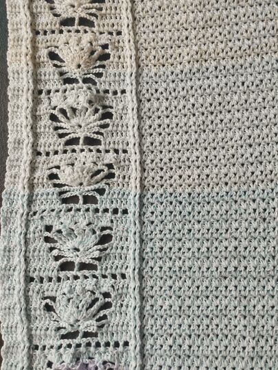 Häkelmuster: Dreieckstuch