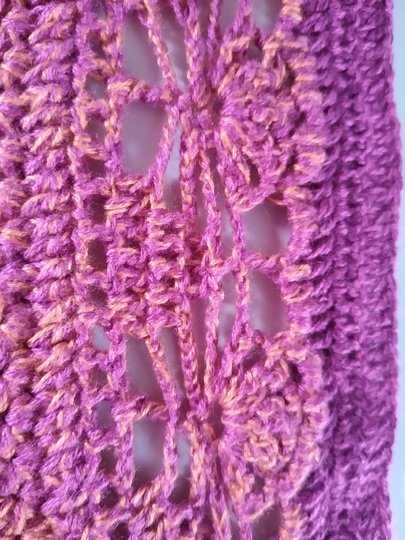 Häkelmuster: Dreieckstuch