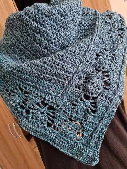 Häkelmuster: Dreieckstuch