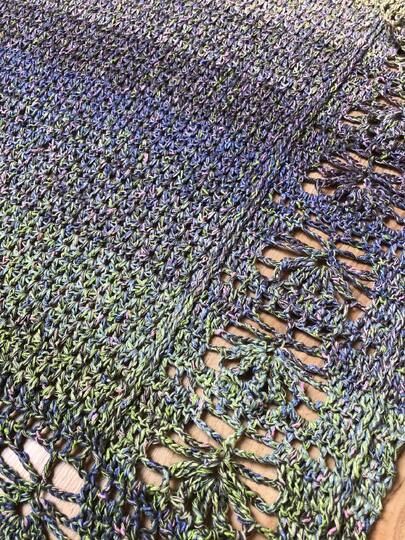 Häkelmuster: Dreieckstuch