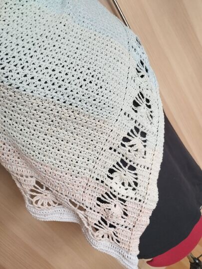 Häkelmuster: Dreieckstuch