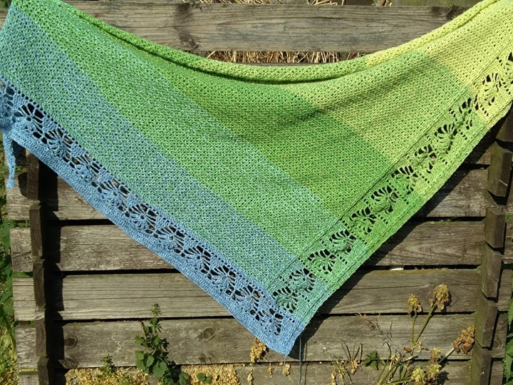 Häkelmuster: Dreieckstuch