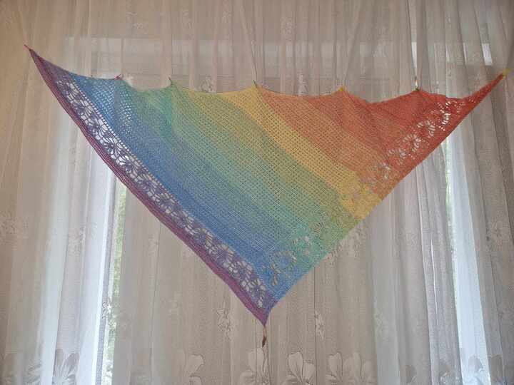 Häkelmuster: Dreieckstuch