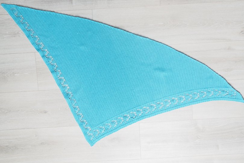 Häkelmuster: Dreieckstuch