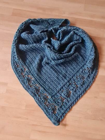 Häkelmuster: Dreieckstuch