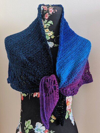 Häkelmuster: Dreieckstuch