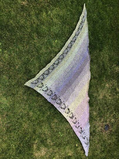 Häkelmuster: Dreieckstuch