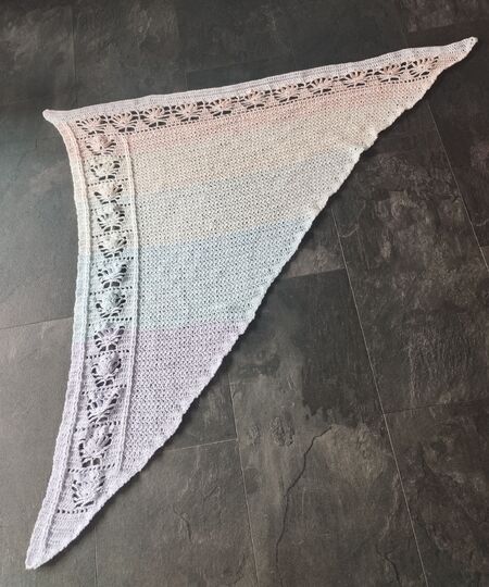 Häkelmuster: Dreieckstuch