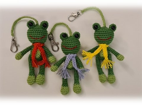 Schlüsselanhänger Frosch