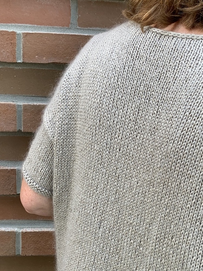 Strickanleitung Kurzarmpullover Sina Größe 36 – 46