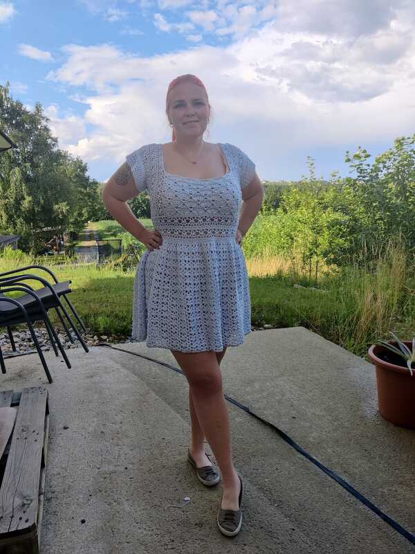 Häkelkleid Daniela alle Größen und Längen