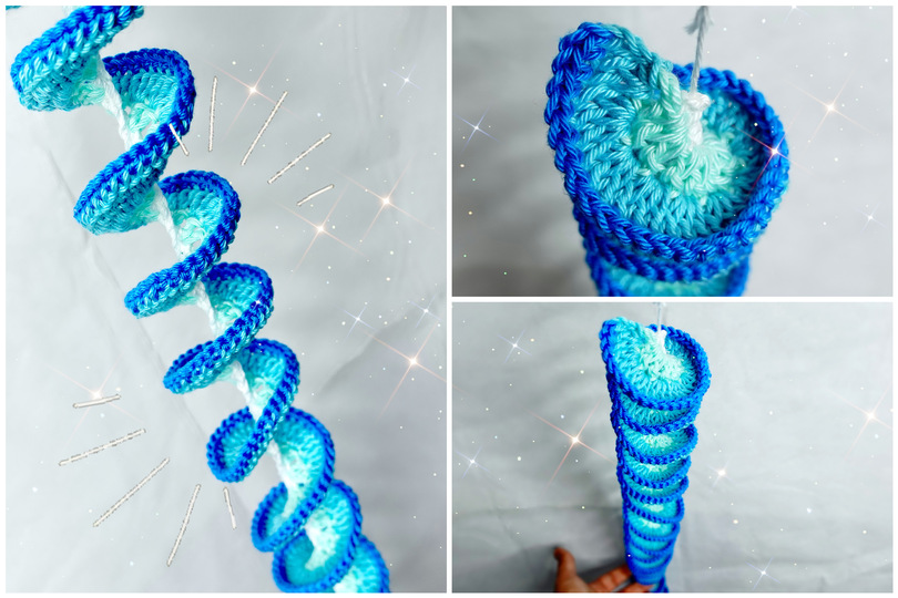 4 dekorative Windspiele - Häkelanleitung