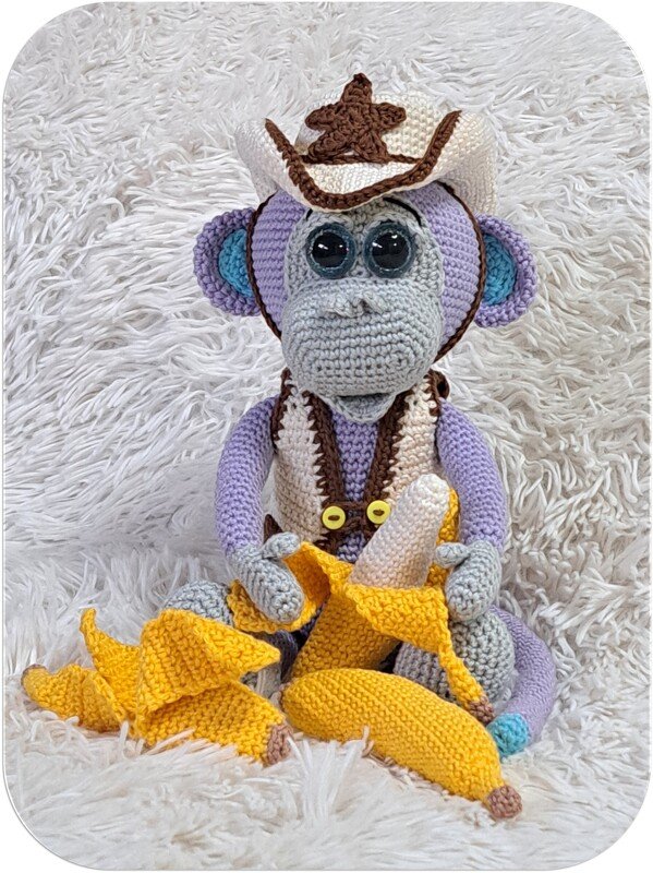 Affe - Bananen Joe - Häkelanleitung - Bild 2