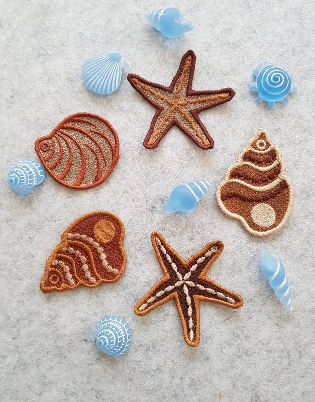 Stickdatei FSL Muschel Seestern SET - Bild 3