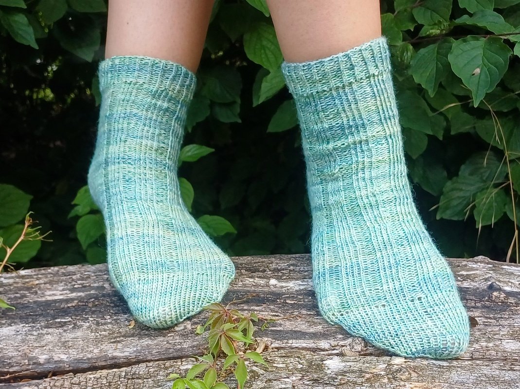 Socken stricken! Fixe Quicky Ferse „Jelly“ Gr. 34-47