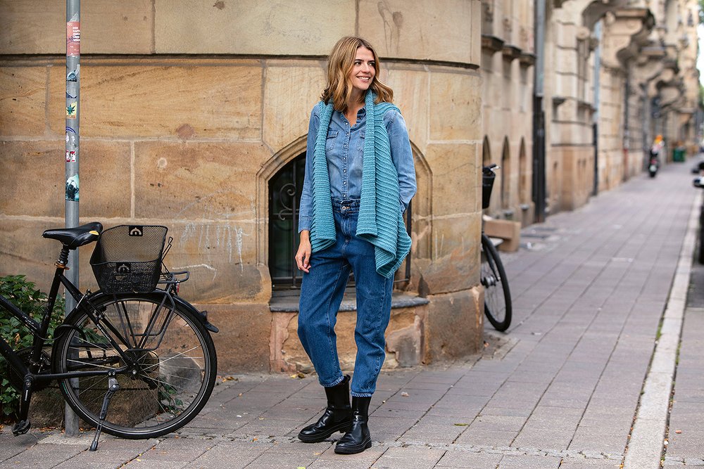 Lässige Weste "Soho" mit frühlingshaften Farben Häkelanleitung // PDF - Bild 3