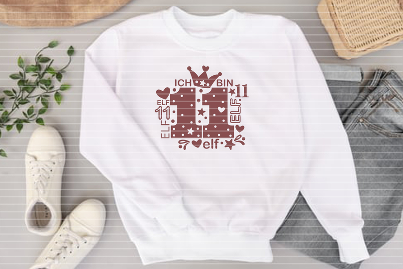 Zahl Elf Plotterdatei SVG DXF