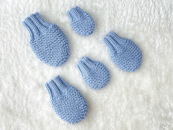 Babys Erste Fäustlinge Strickanleitung