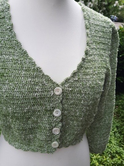 Gehäkelte Bolerojacke "Salvia"