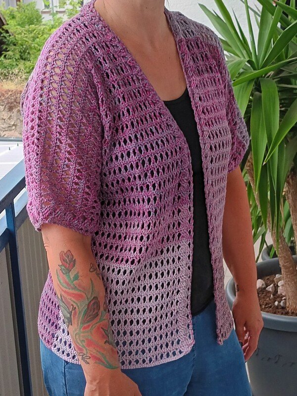 Häkelanleitung - Jäckchen und Cold-Shoulder-Top "Charmin" - Bild 10