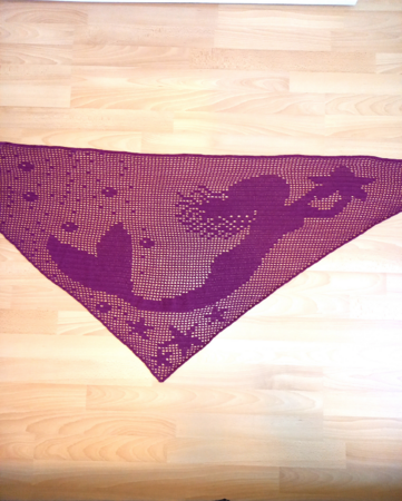 Triangular Shawl Mermaid