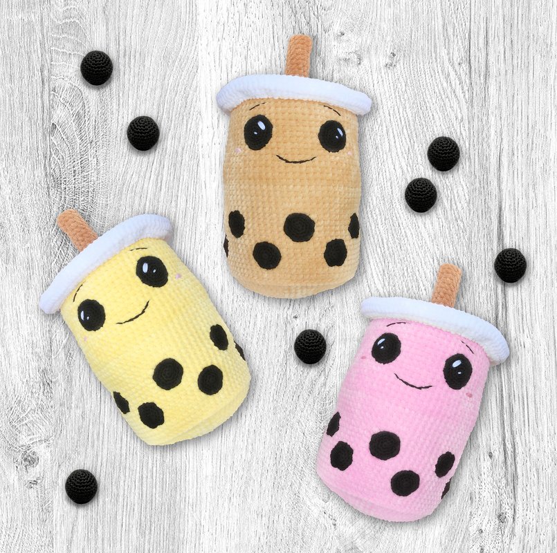 Crochet pattern Boba Bubbletea - Image 2
