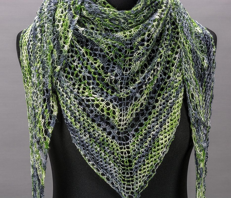 Strickanleitung Lacetuch Birkenlicht - Bild 2