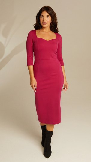 Sweetheart Neckline Dress Pattern, Sewing Patterns, Vintage Dress Pattern
