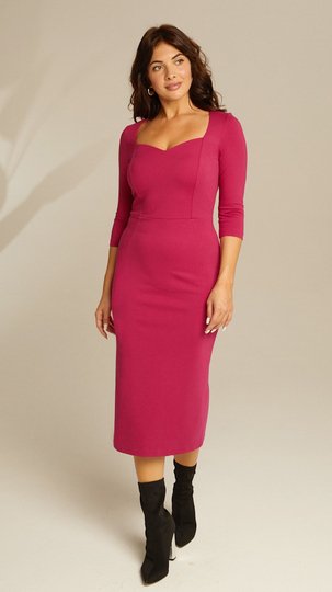 Sweetheart Neckline Dress Pattern, Sewing Patterns, Vintage Dress Pattern