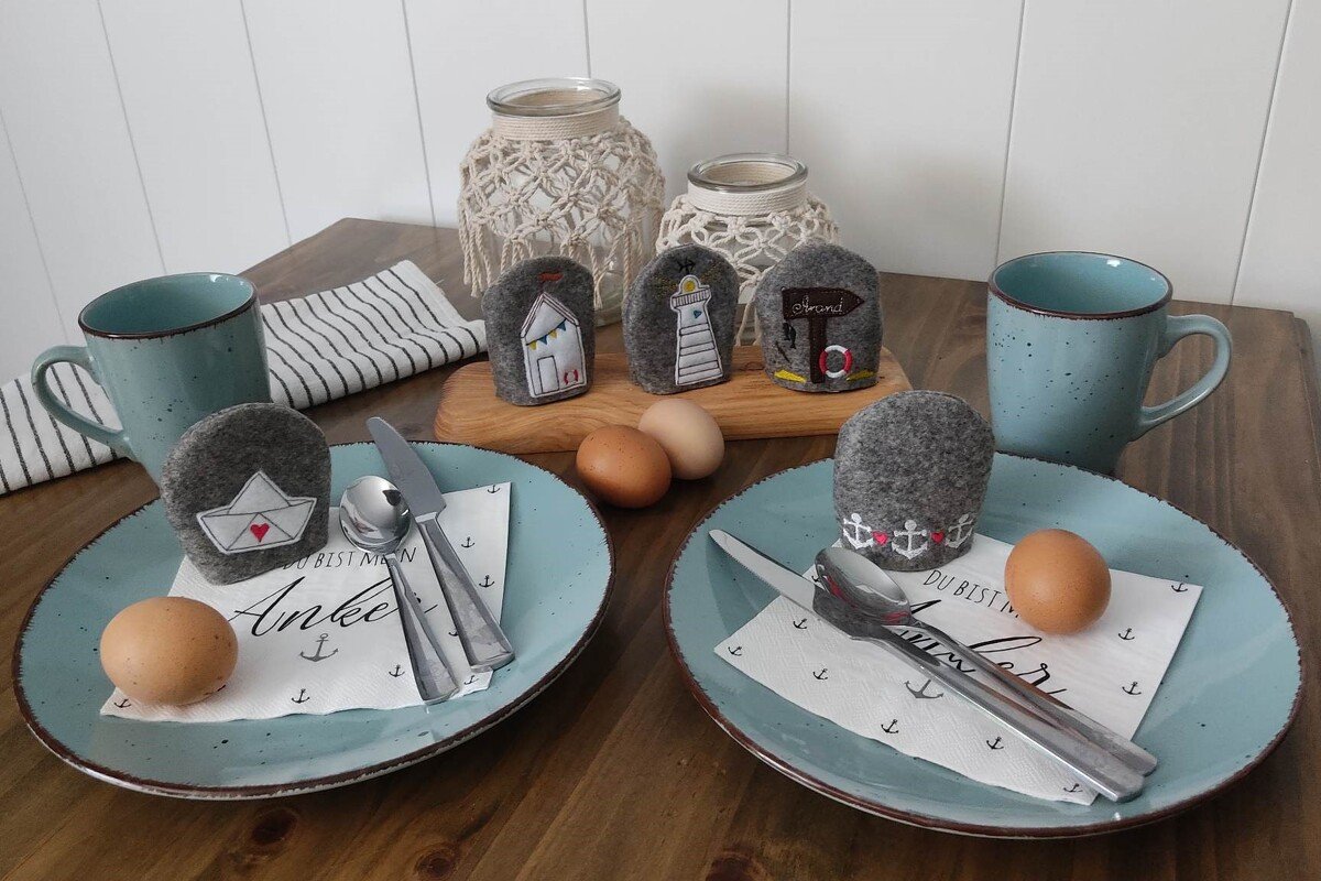 Stickdatei Eierwärmer ITH maritim - Bild 10