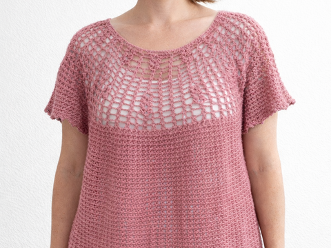 Häkelanleitung Sommerpulli Zuckersüß