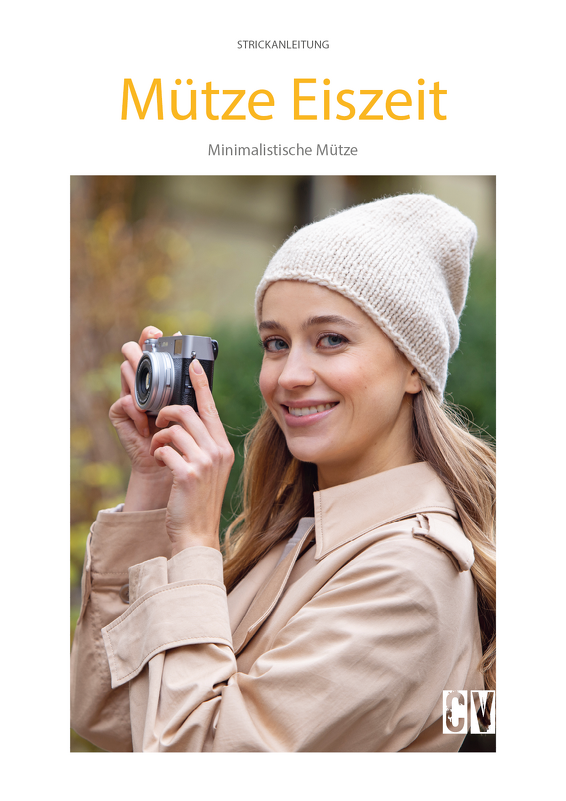 Minimalistische Mütze "Eiszeit" Strickanleitung // PDF-Anleitung