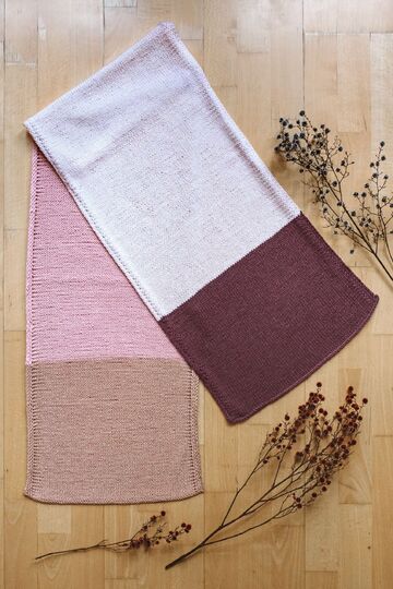 Edler, mehrfarbiger Schal "Perfetto!" Strickanleitung // PDF-Anleitung