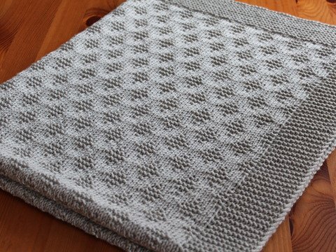 "Little Diamonds" Babydecke stricken PDF-Anleitung