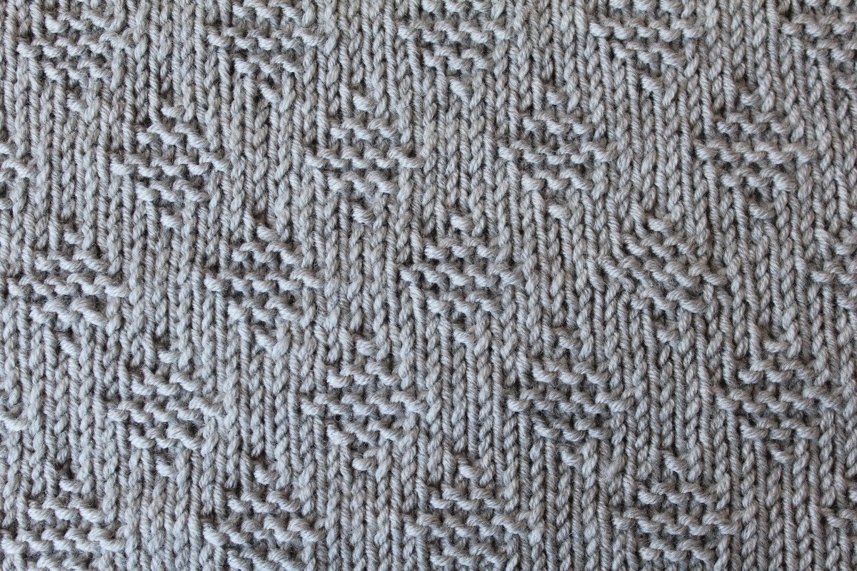 "Little Diamonds" Babydecke stricken PDF-Anleitung