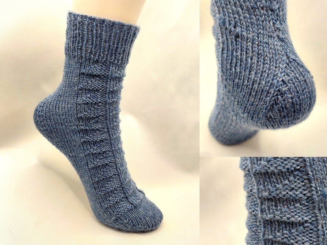 Einfach Socken stricken! Fixe Quicky Ferse, "Kartenhaus", Gr.34-47, 6-fach