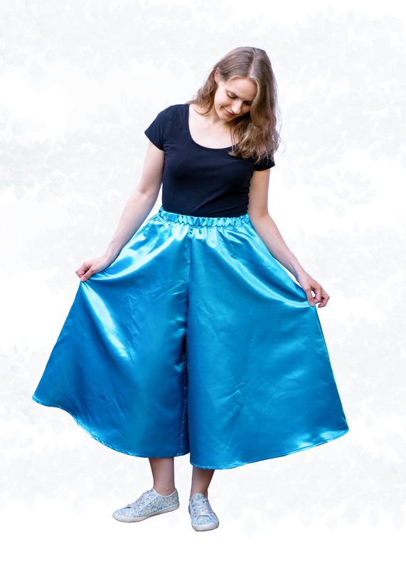 Ronja Harem Pants or Cullottes – Wide-Leg Pants EU 34–50 / US 2–20 - Image 2