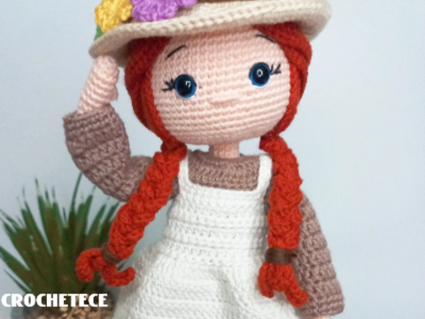 Crochet doll pattern Amigurumi doll pattern  Anna English