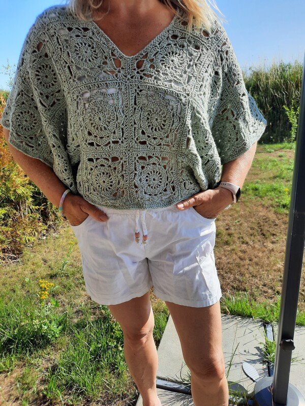 Bolero / Granny Square Jacke „ Emmelie“ / Häkelanleitung - Bild 2