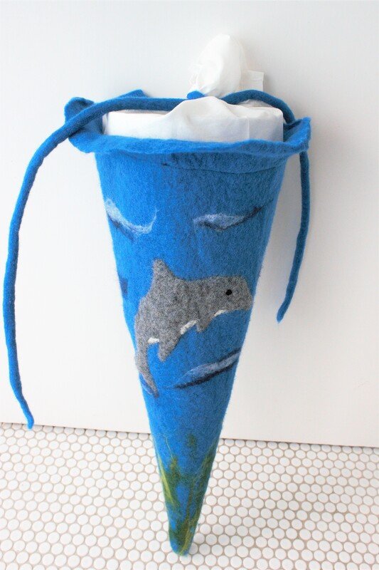 Schultüte filzen - Bild 4