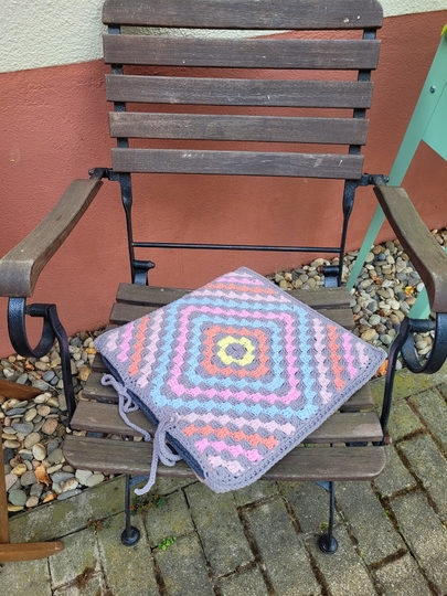 Sitzkissen zum Quadrat