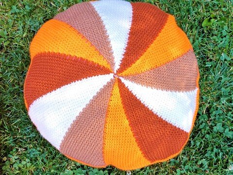 Kissen rund +++Strickanleitung +++