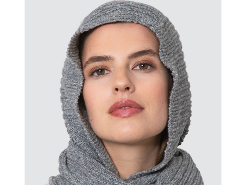 Balaclava / Kapuzenmütze mit Loop-Schal Strickanleitung // PDF-Anleitung