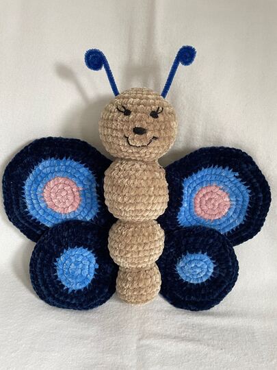 Häkelanleitung Babsi Butterfly - DIY Schmetterling häkeln