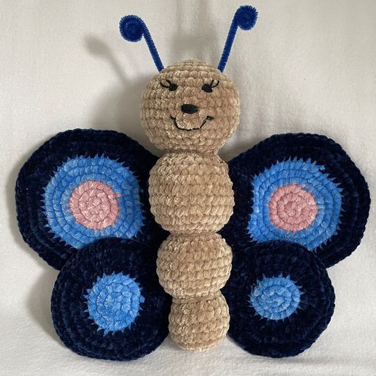 Häkelanleitung Babsi Butterfly - DIY Schmetterling häkeln