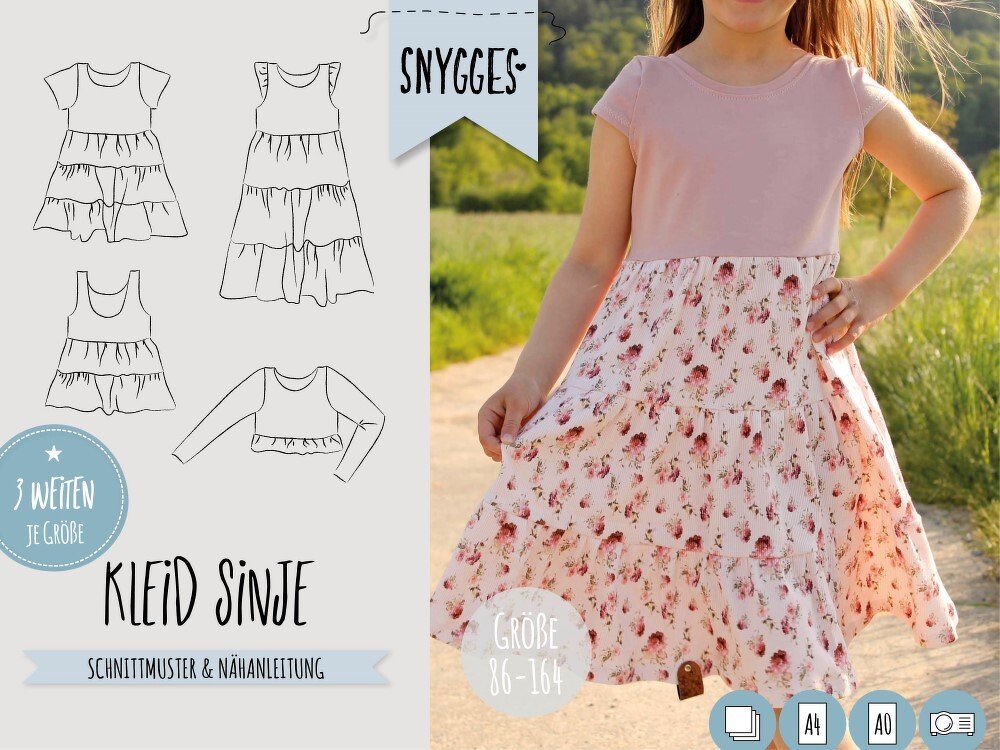 KLEID &amp; TUNIKA "SINJE" - Schnittmuster und Nähanleitung