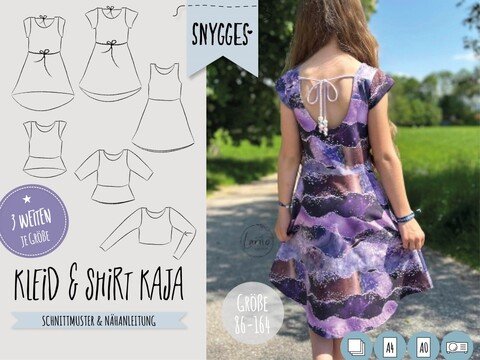 KLEID & SHIRT "KAJA" - Schnittmuster und Nähanleitung
