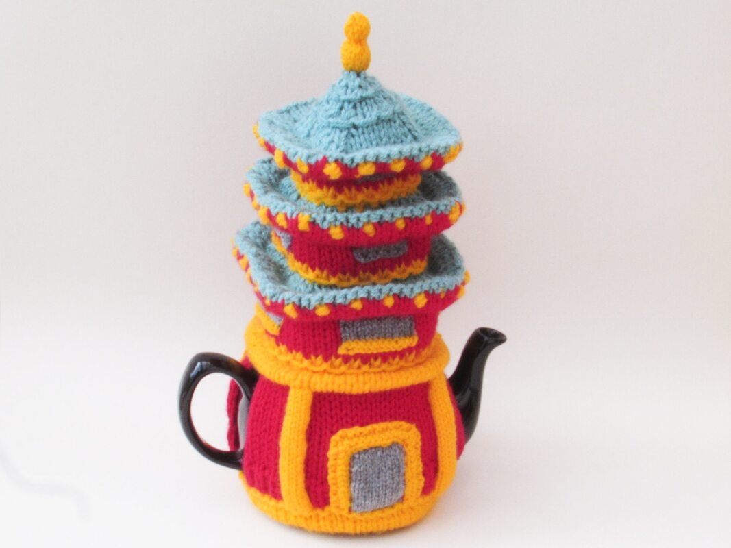 TeaCosyFolk's Japanese Pagoda Tea Cosy Knitting Pattern