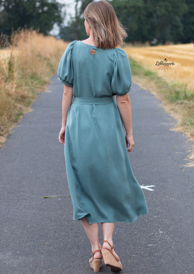 Renate - Damenkleid mit Puffärmel