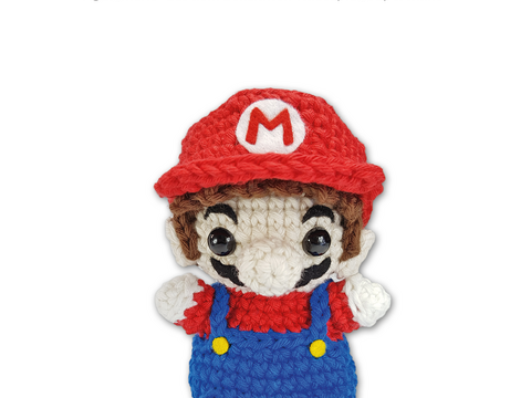 Amigurumi italienischer Klempner aus einem Videospiel Häkelanleitung // PDF